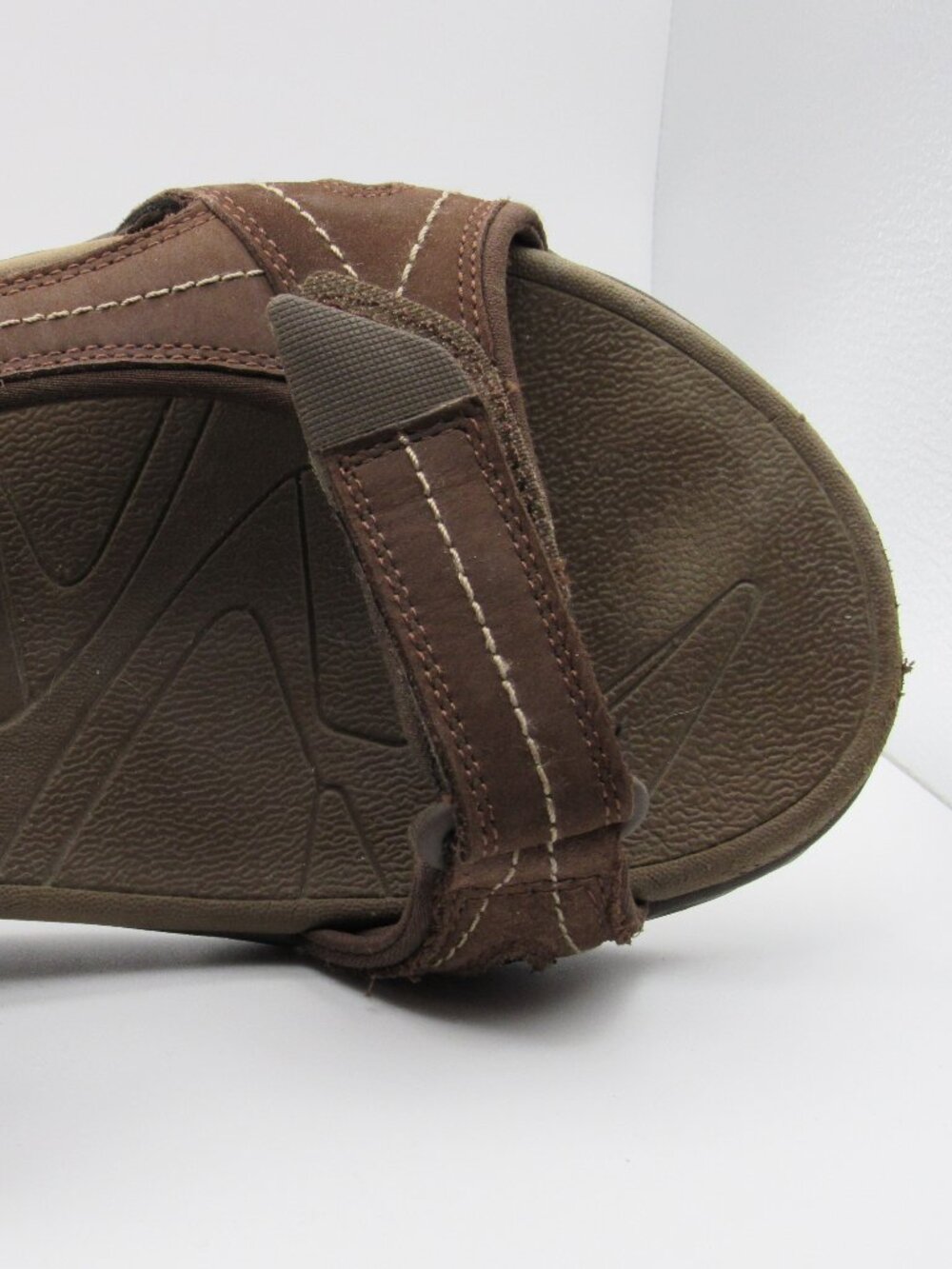 Vionic Brown Boyes Men's Leather Strap Sandals Size 11 - Picture 8 of 14